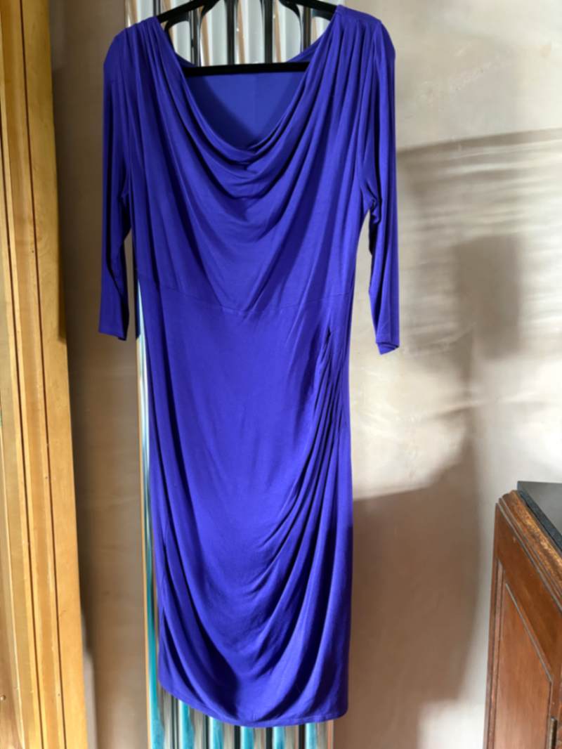 Kettlewell purple Lola Drape Dress Size 16
