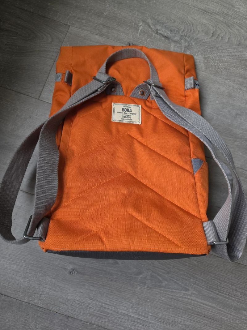 Roll top backpack 
