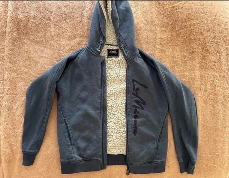 LeMieux Young Rider Fleece Hoodie atlantic 13-14