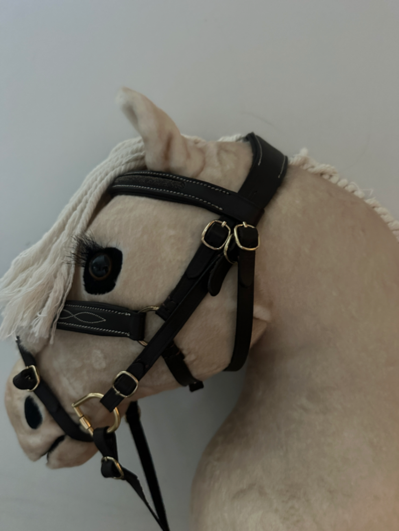 LeMieux Brown Hobby Horse Grackle Bridle