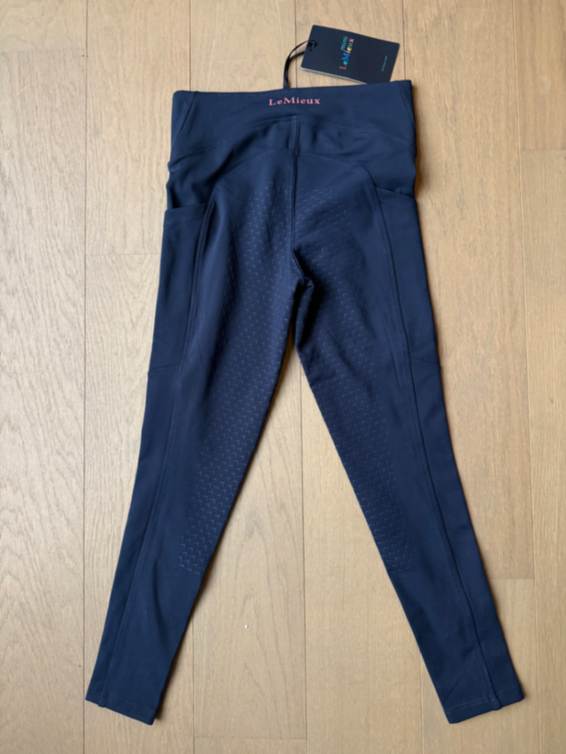 Mini Nora Brushed Pull On Navy 7-8 years