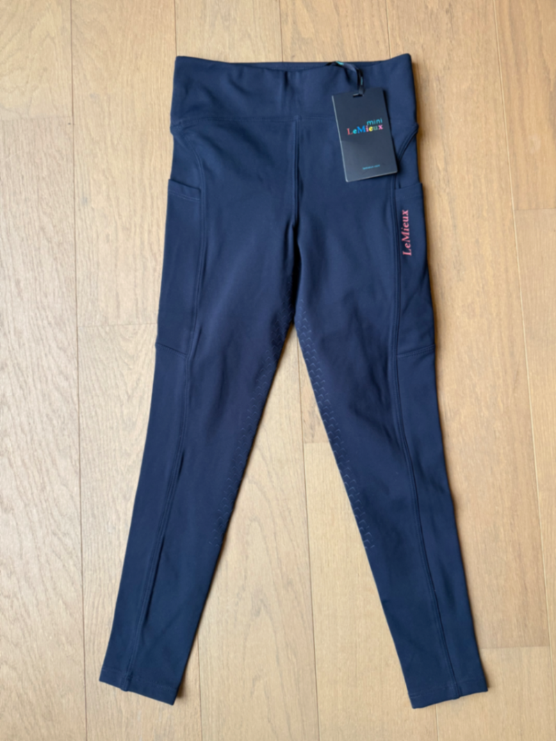 Mini Nora Brushed Pull On Navy 7-8 years