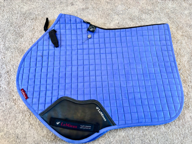 LeMieux Blue Quilted Saddle Pad S/M