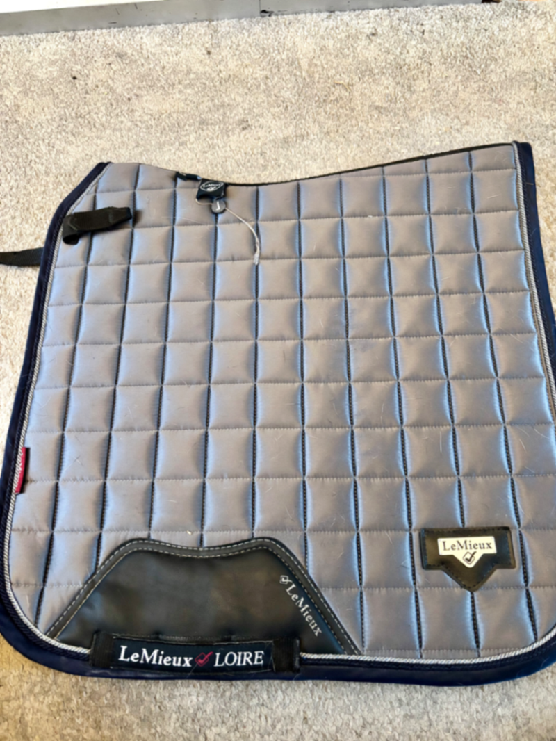 LeMieux Twilight Grey Loire Classic Dressage Saddle Pad