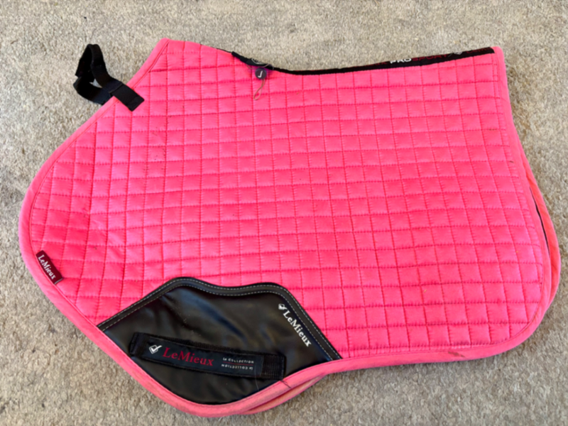 LeMieux Watermelon Suede Close Contact Square