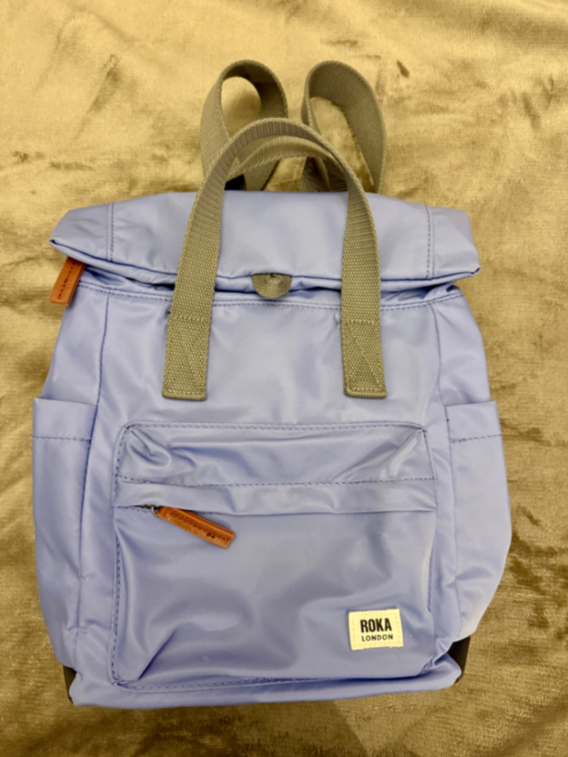 Canfield Rolltop Backpack in Retro Blue
