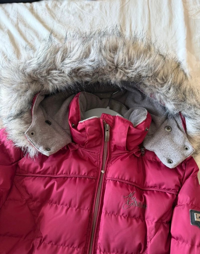 LeMieux Mulberry Puffer Jacket with Faux Fur Hood