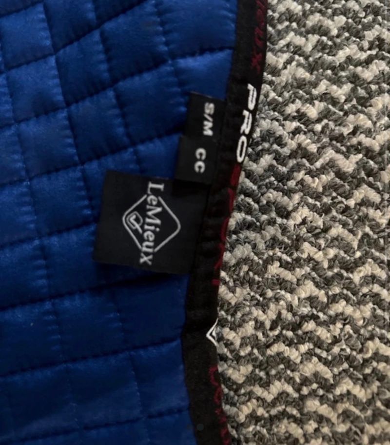 LeMieux Blue Quilted Saddle Pad