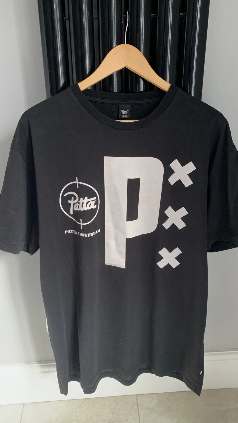 Patta graphic Logo T-Shirt Triple Cross Print 