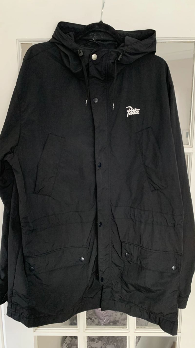 Patta Longline Shell Jacket With Drawstring Waist