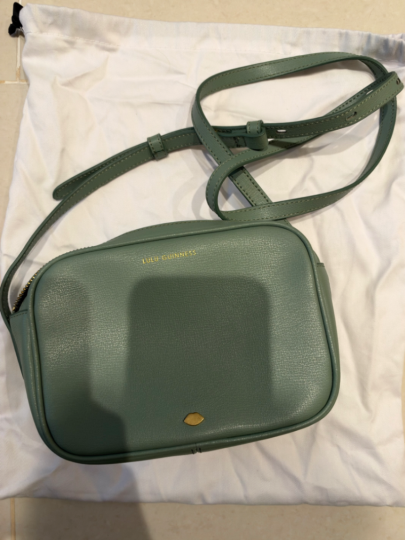 Crossbody Cole handbag in sage green 