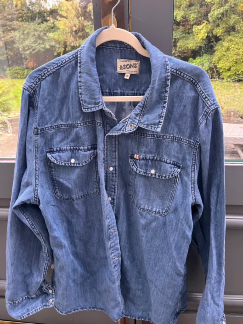 &SONS veste chemise denim XXL workwear