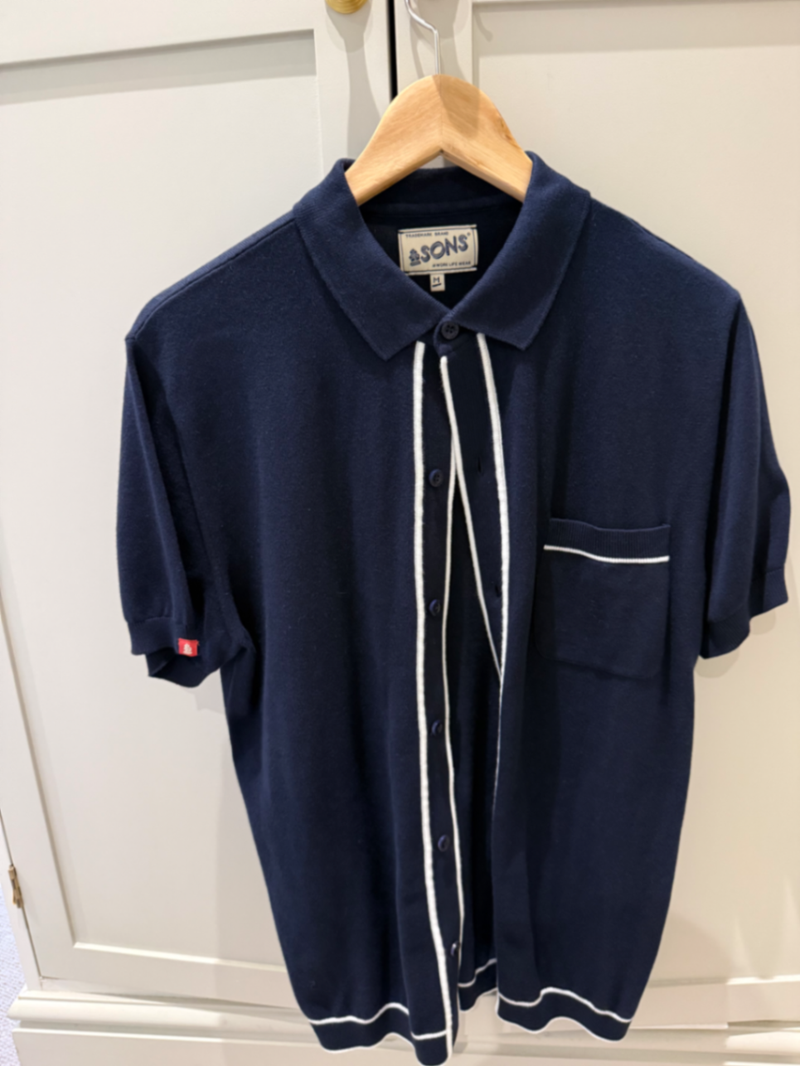 Dean polo marineblauw