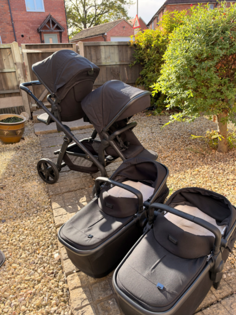Silver Cross Pushchair System with Carrycots