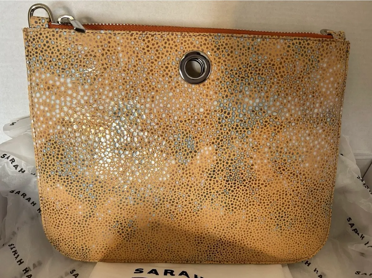 Ivy - Shagreen - Silver / Tangerine Fizz