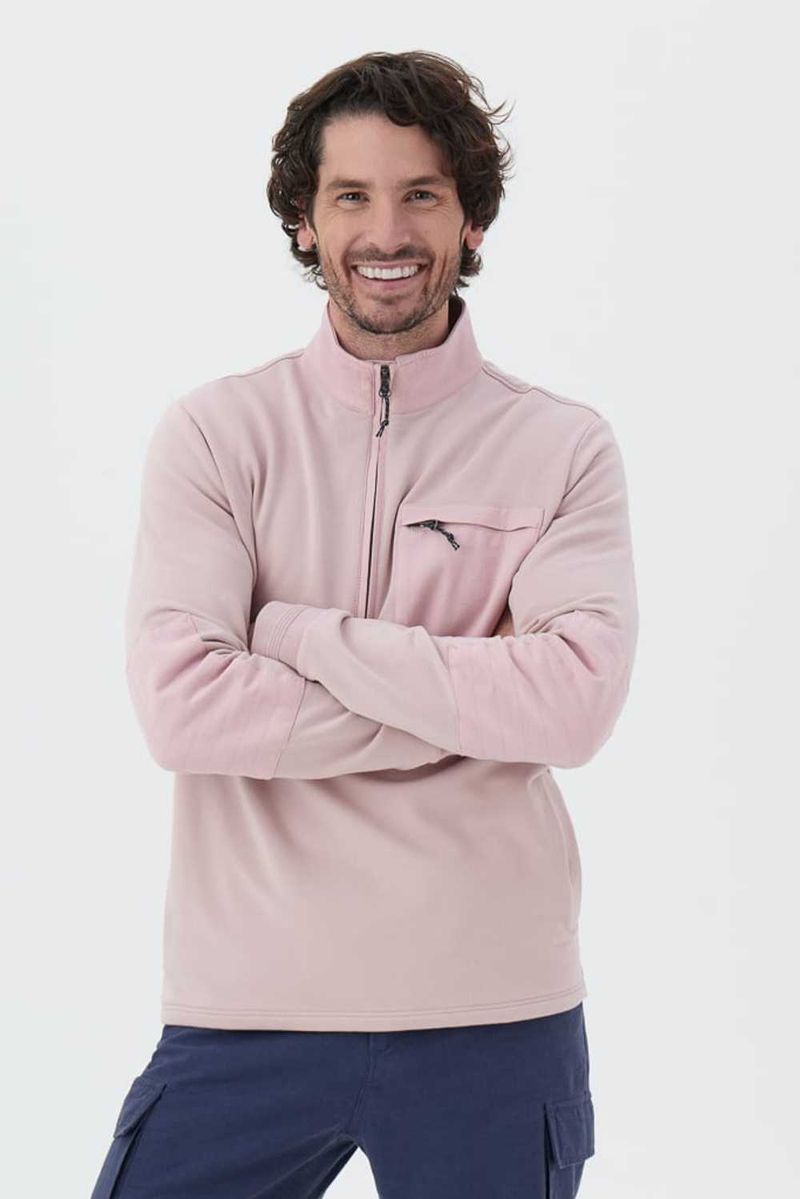 Summit Pevensey Bamboo Zip-Neck Sweat - Medium