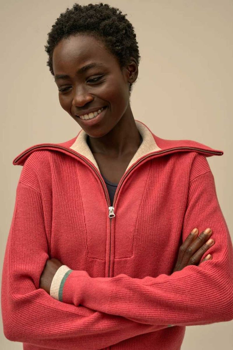 Ingrebourne High Collar Merino Knit - Small
