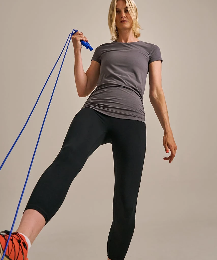 Women's Gathered Hem Air Bamboo T-Shirt - 10