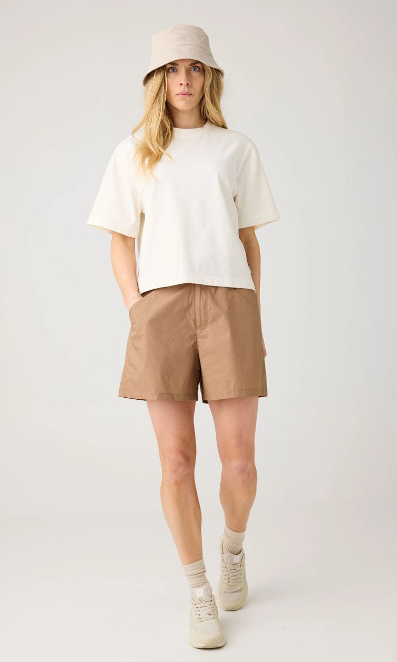 Knowledge Cotton Apparel • Relaxed Cotton T-Shirt • Egret