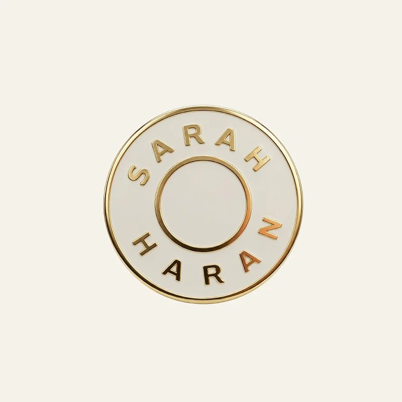 Insignia Button | with Gold hardware