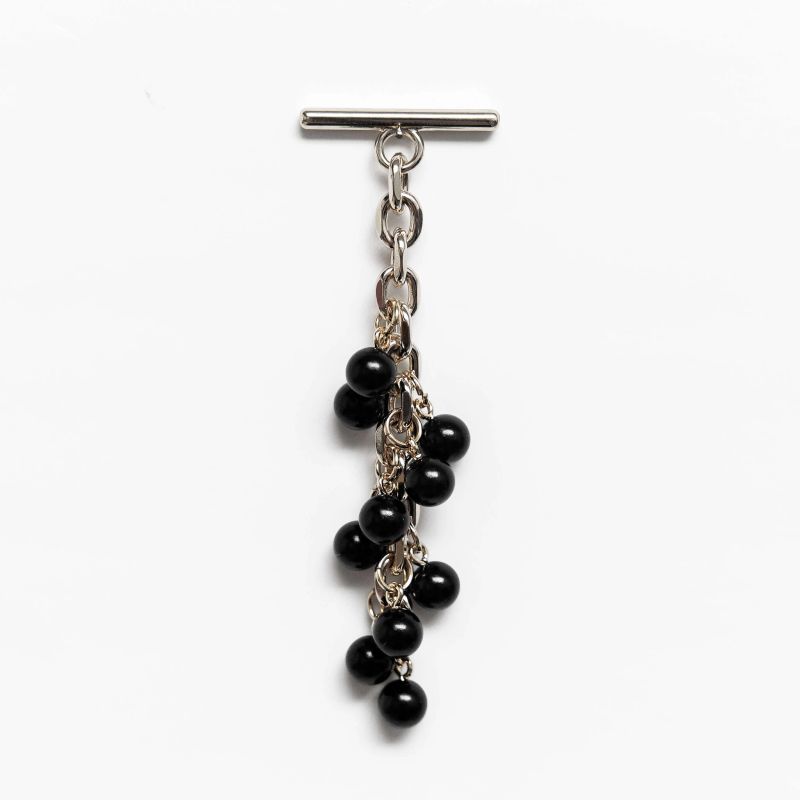 Venus Tassel - Silver / Black
