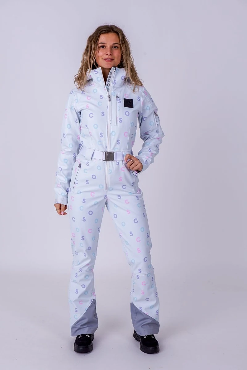 Chic Ski Suit - White OOSC Print - XL