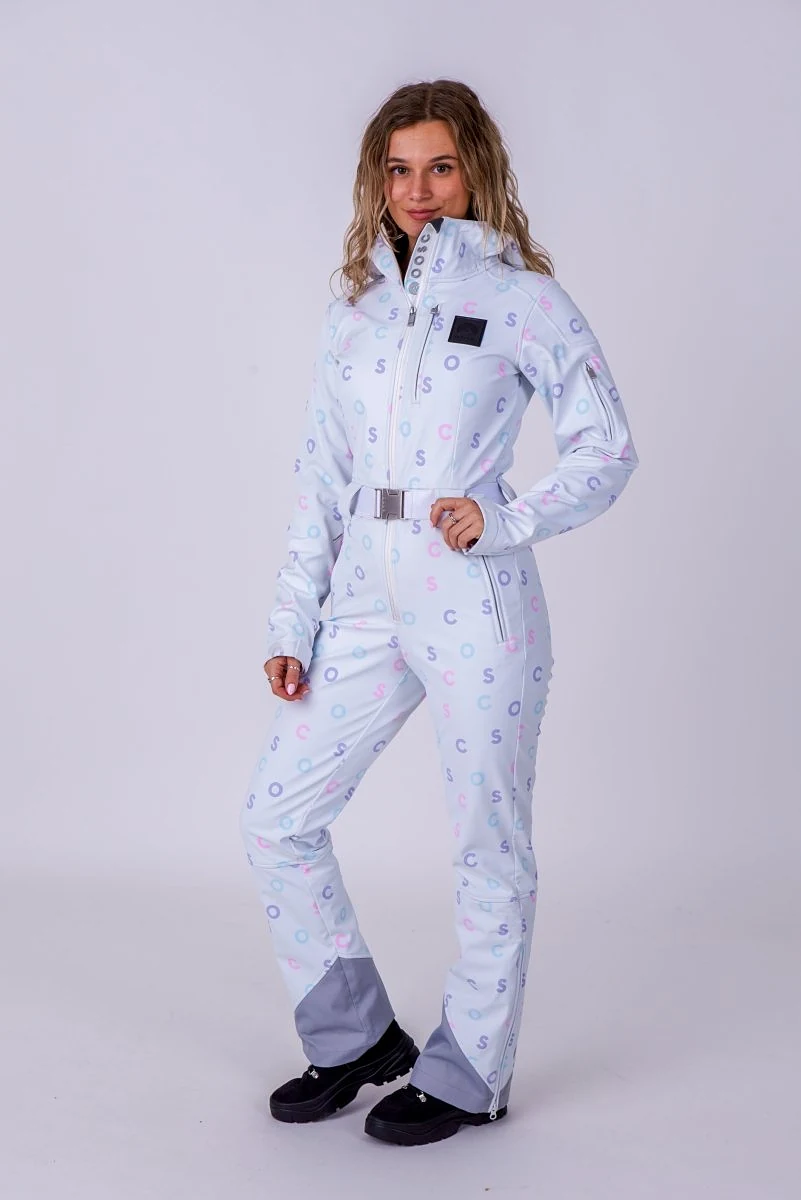Chic Ski Suit - White OOSC Print - XL