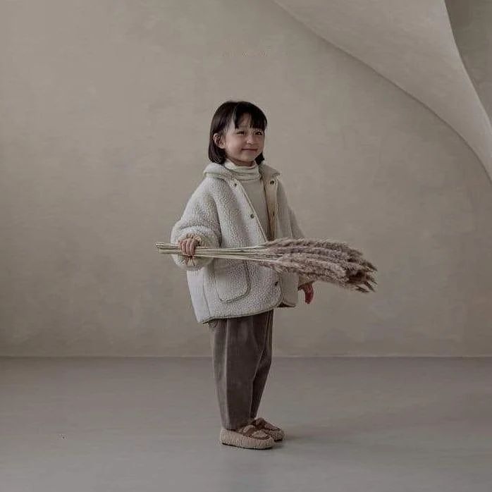 Everyday Reversible Padded Teddy Coat (Cream) - 5-7 Years