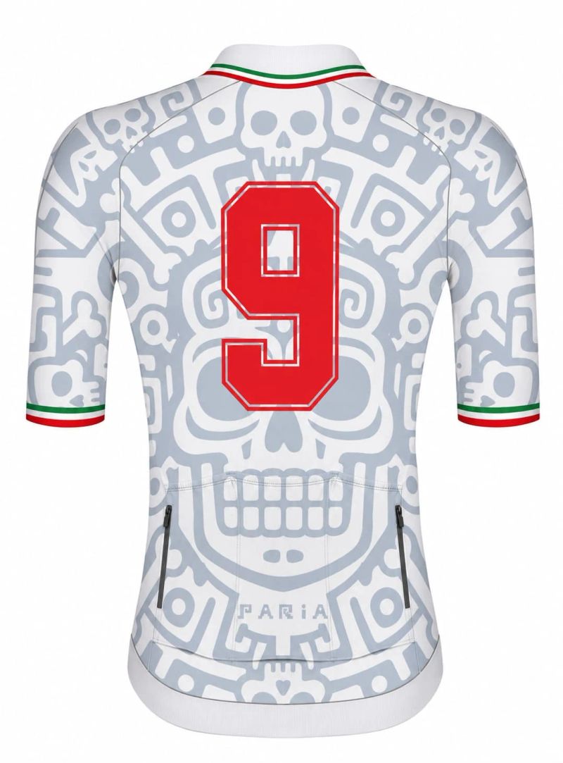 PARIA Mexico 26 White Cycling Jersey | World Cup Inspired