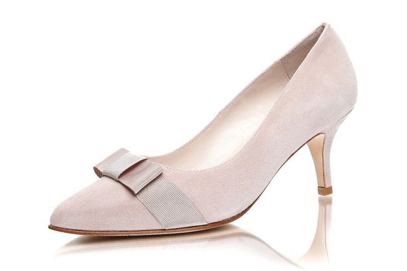 Pippa Extra Wide Fit Courts - Pink Suede