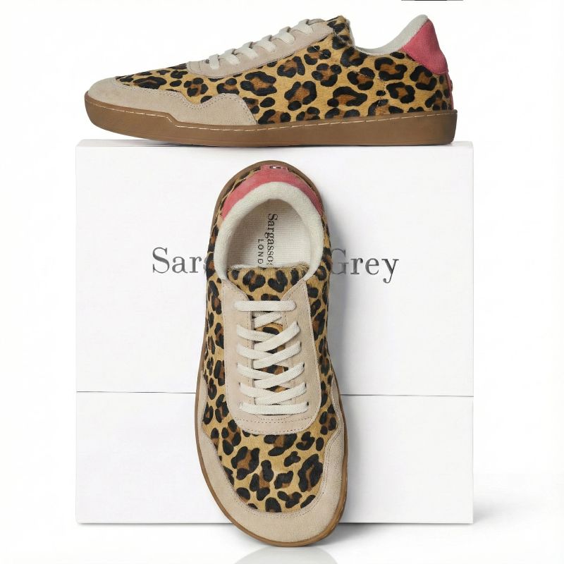 Barefoot Cushion Trainers - Extra-Wide - Leopard