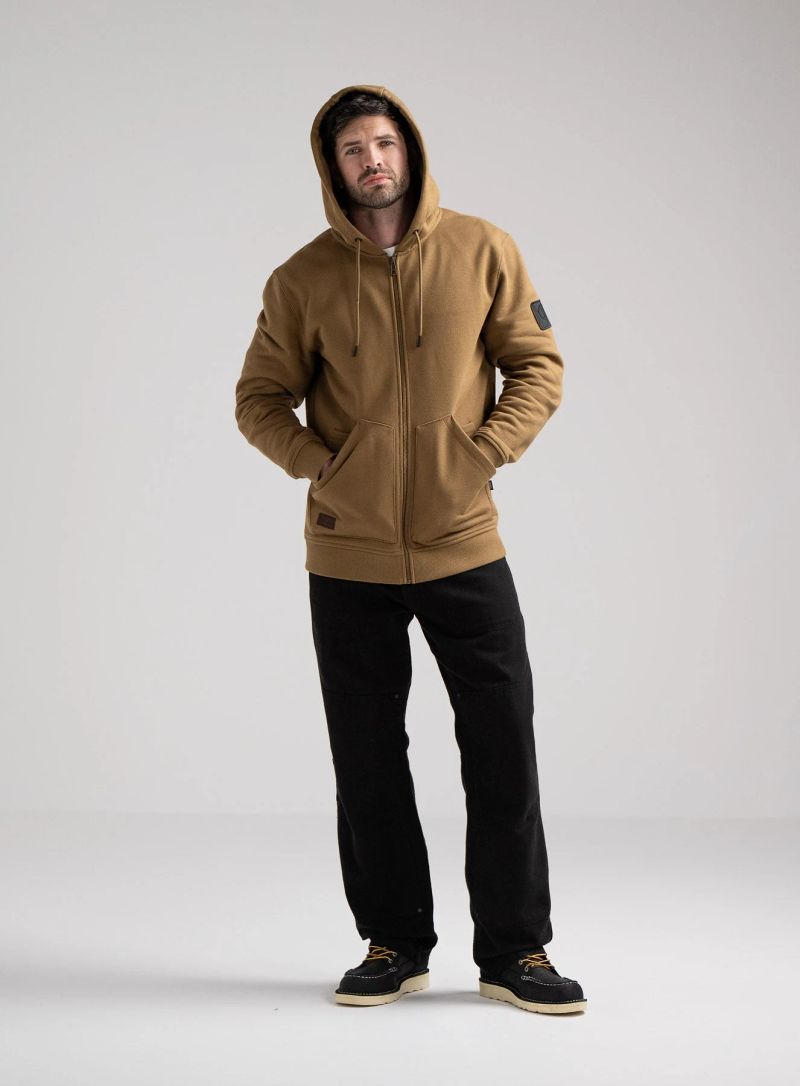 DISSIDENT ZIPPED HOODY - L
