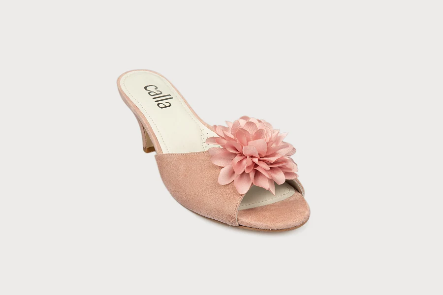 Eliza - Blush Pink Suede