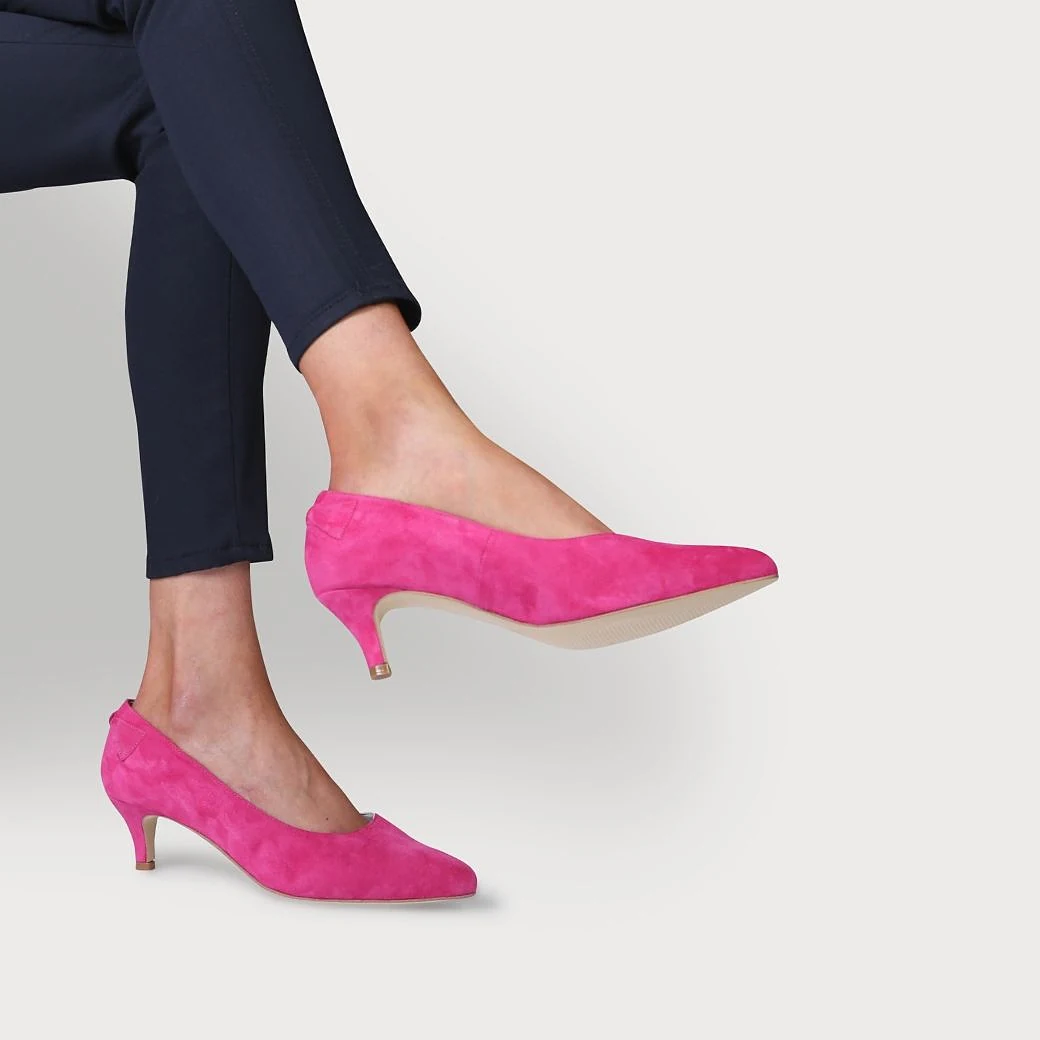 Ava - Fuchsia Suede