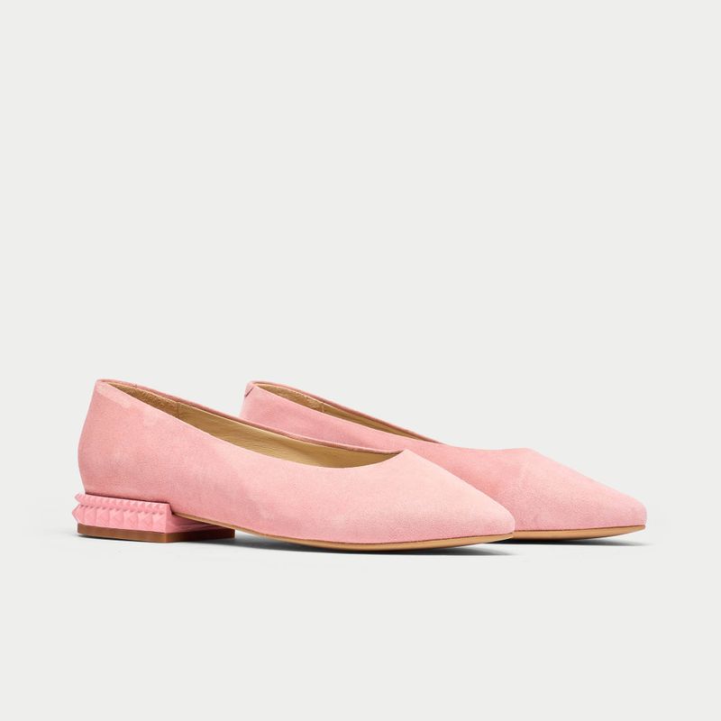Pippa - Pink Suede
