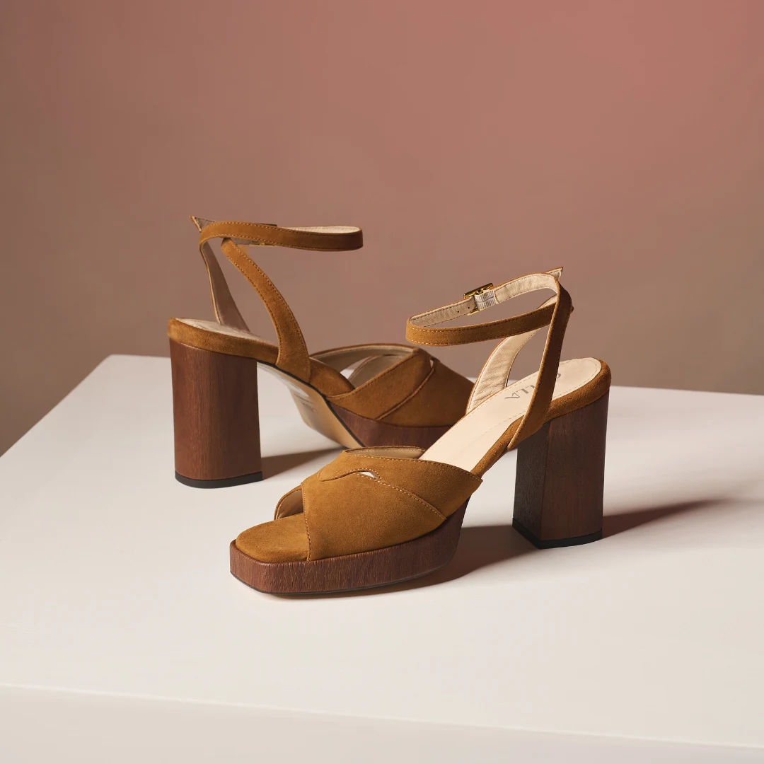 Heather - Tan Suede - UK 5 / EU 38