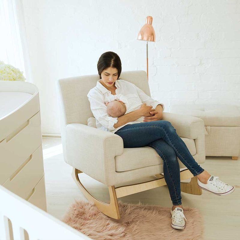 Gaia Baby Serena Rocking Chair - Dove