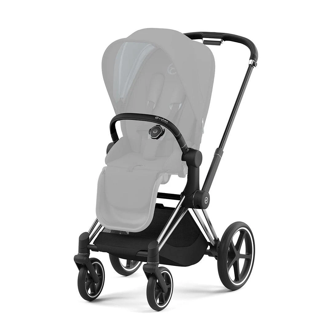 CYBEX PRIAM Frame + Seat Hardpart - Chrome Black (2022)