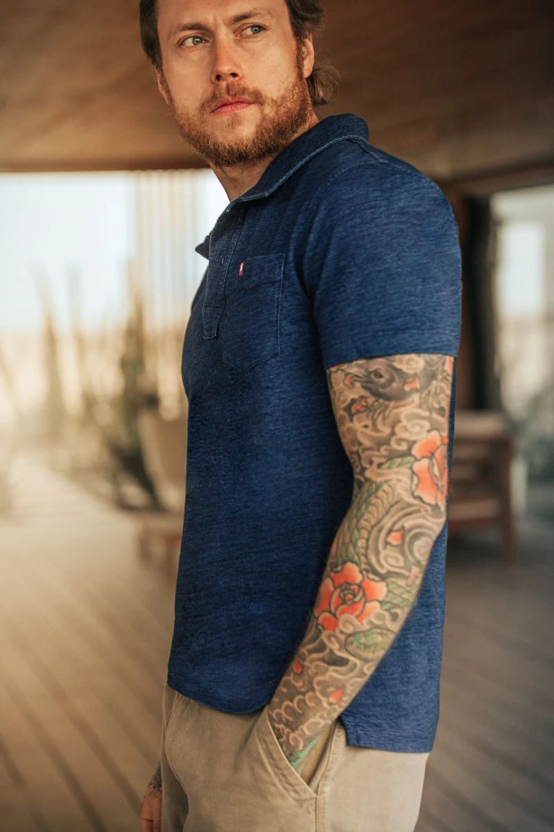 Kennedy Polo Indigo - S