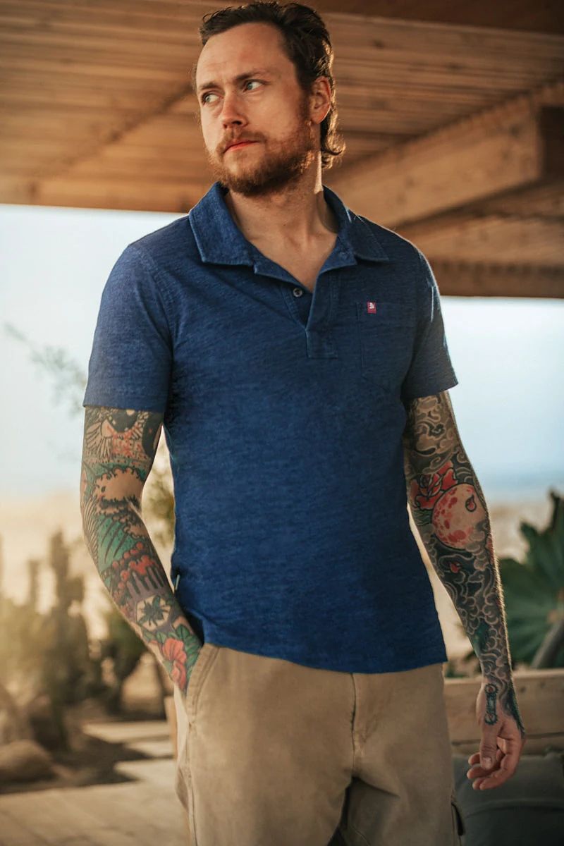 Kennedy Polo Indigo - S