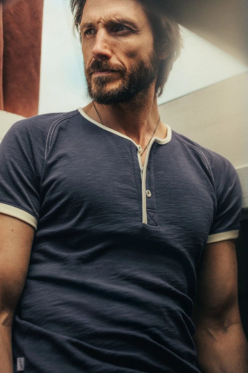 Westsand Henley Navy - XL