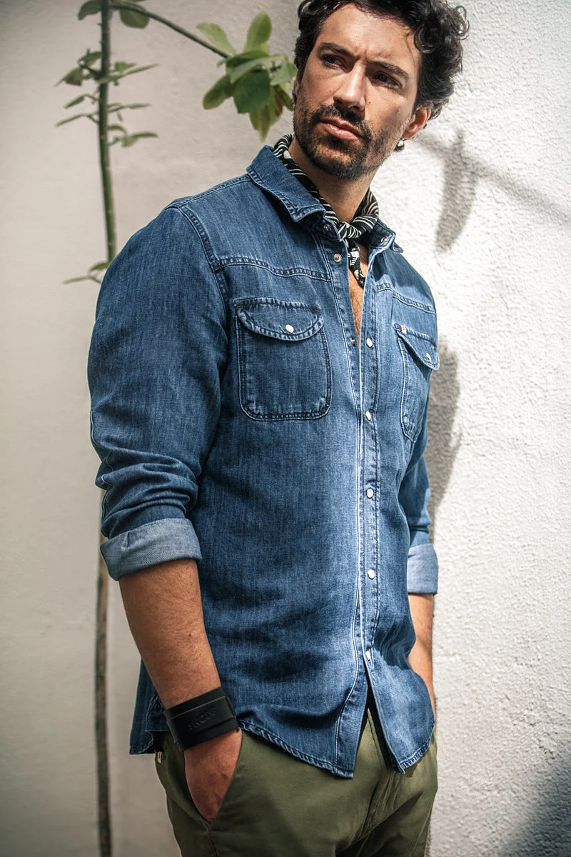 Long Sunday Shirt Light Denim