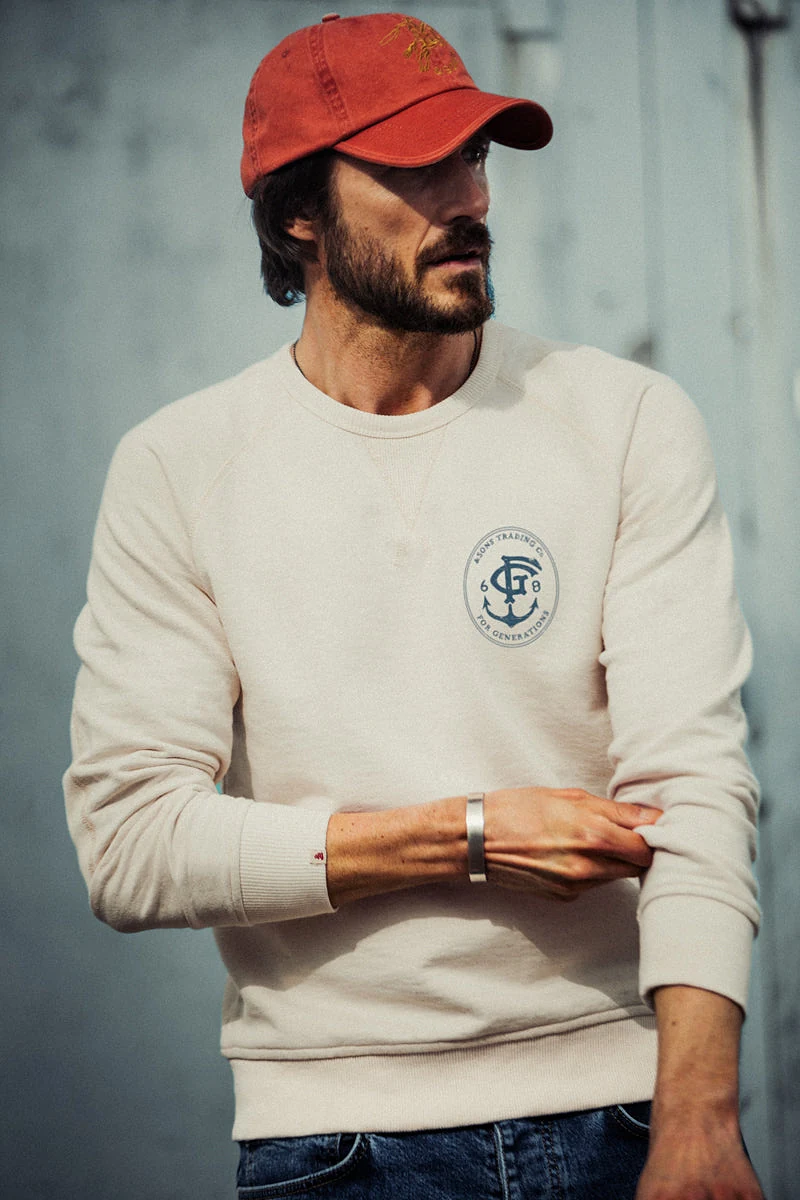 Moor Line Sweatshirt Raw - L