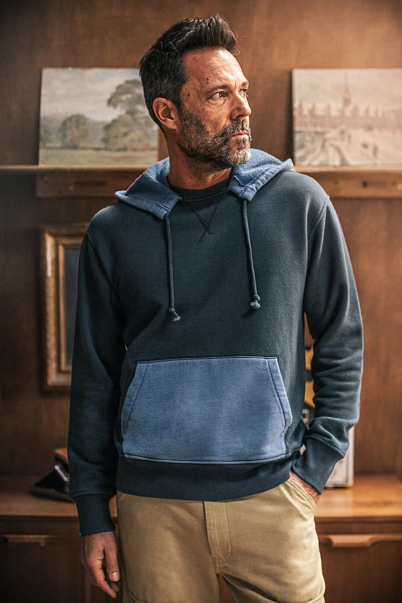 Fielder Hoodie Marineblauw - M