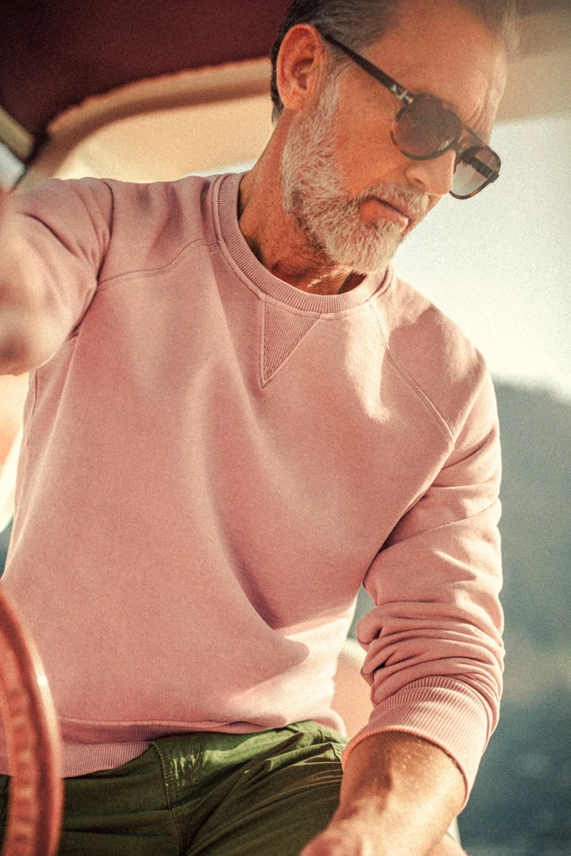 Ellis Natural Dye Sweat Pink - M