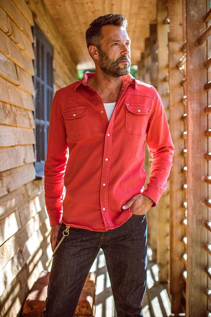 Sunday Shirt Red Fade