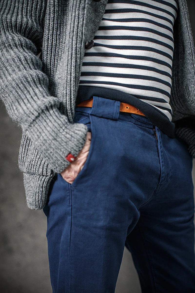 Virgil Chino Indigo Blue