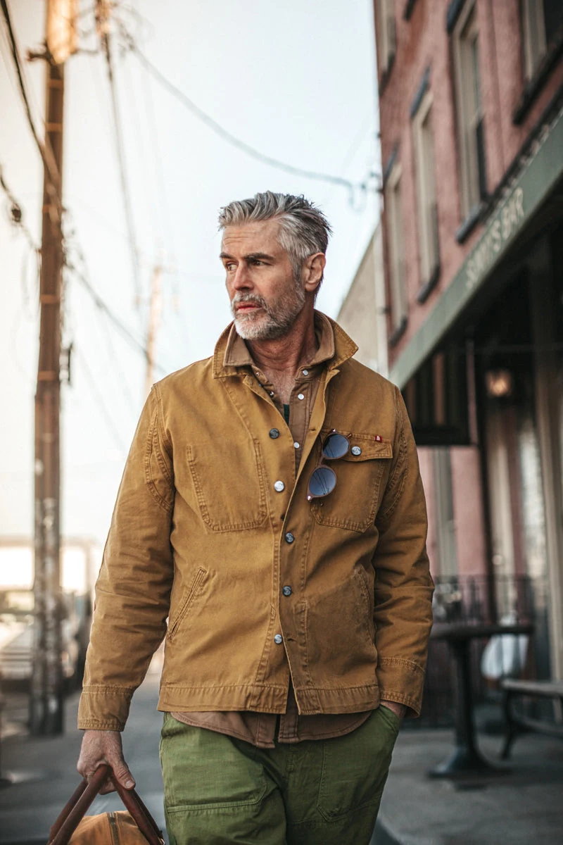 RYDER Hardwear Canvas Jacket Tan - M