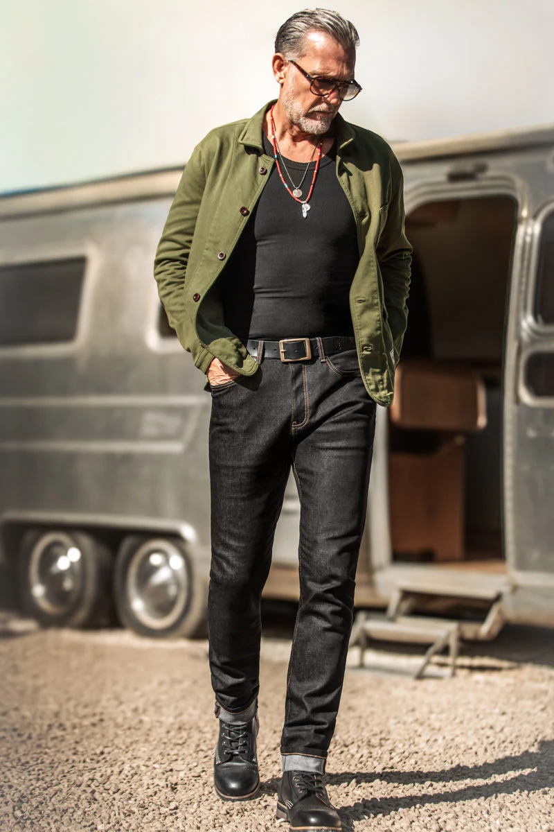 Brandon Denim Jean Charcoal - 34