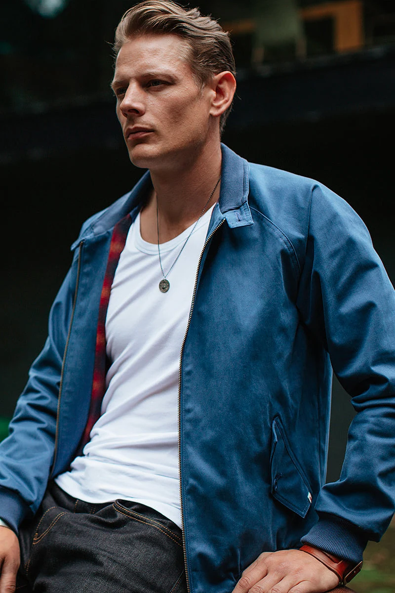 Rebel Harrington Jacket Blue